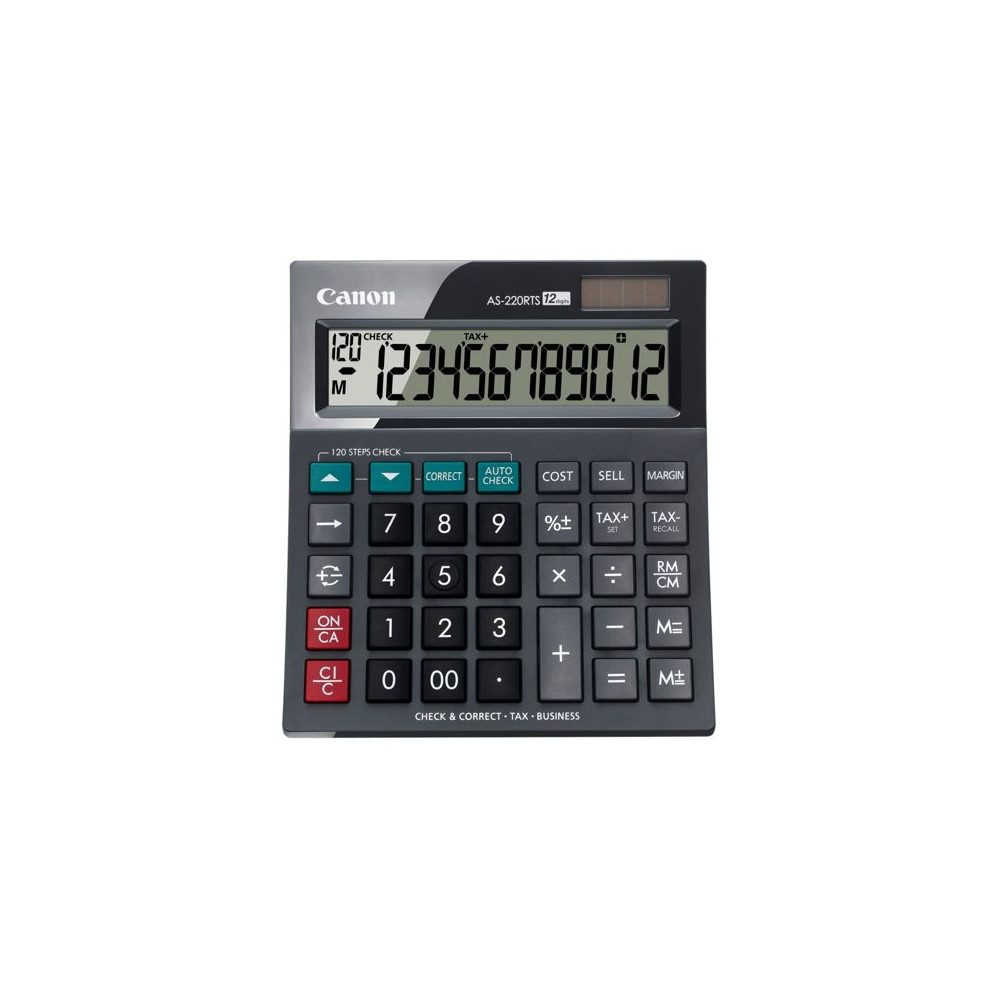 Canon Canon AS-220RTS Taschenrechner. Elektro-Kabel, Taschenrechner, Robustes Design für Büro und Home-Office
