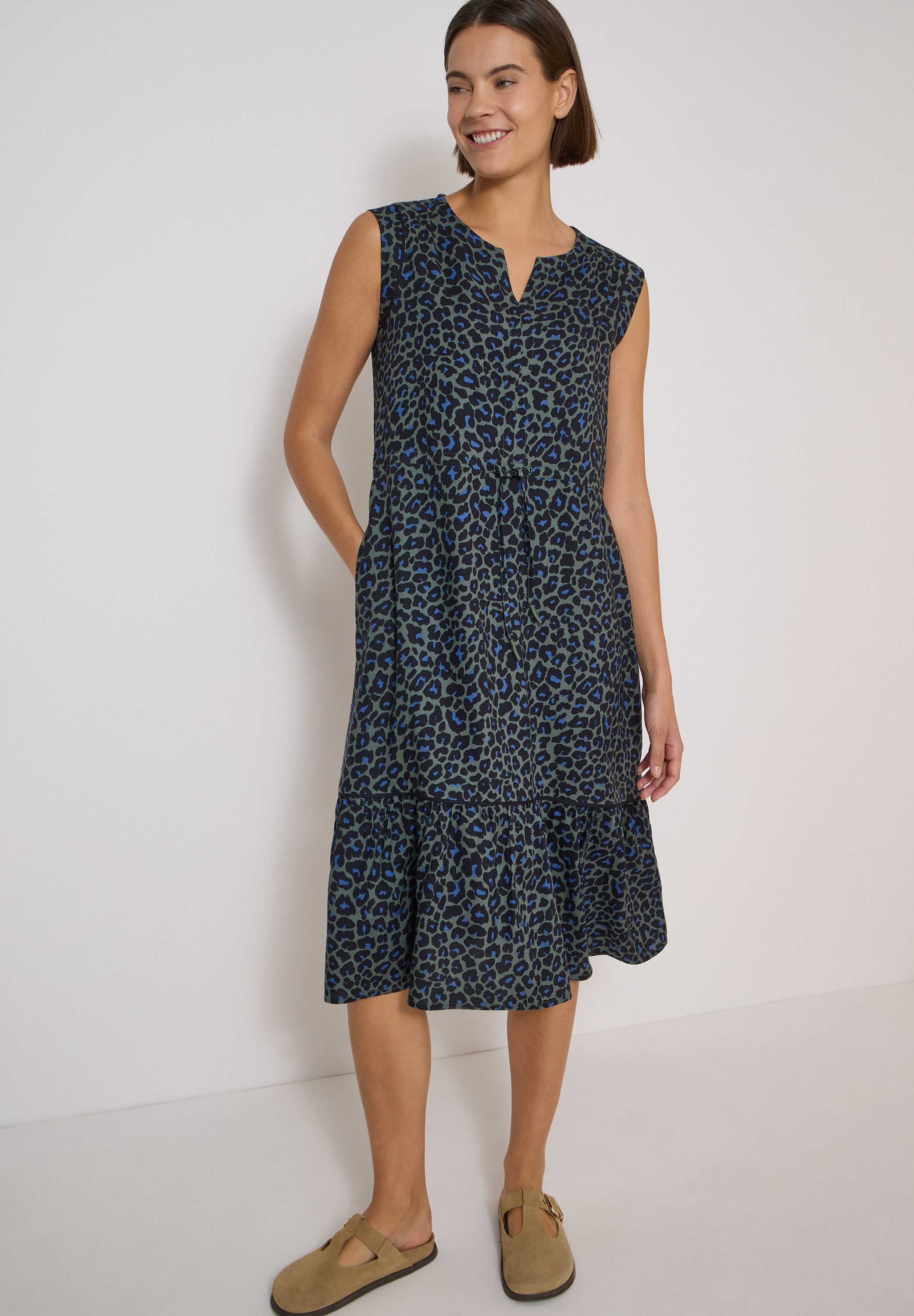 CECIL Midikleid mit grafischem Muster