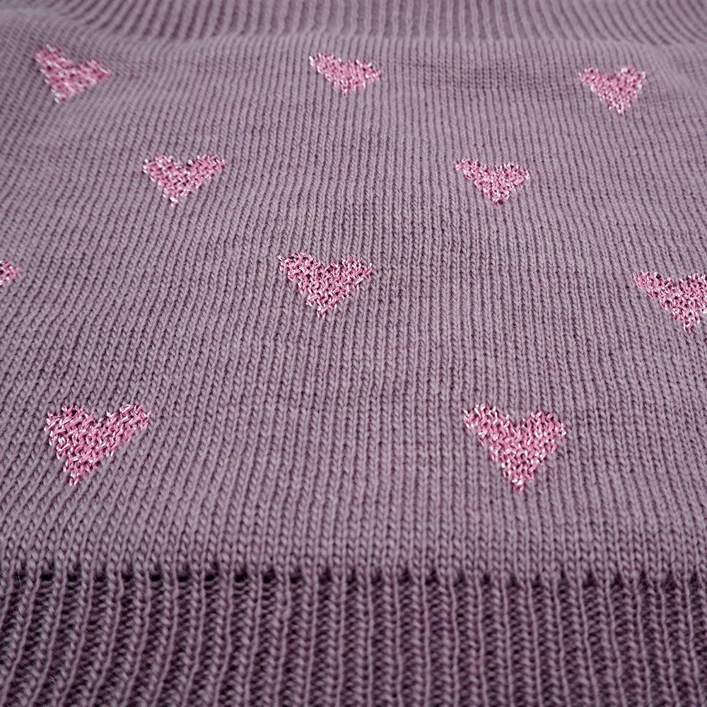 MAXIMO Loop, Materialmix, wärmend, gefüttert, Glitzer-Details, bequem, weich