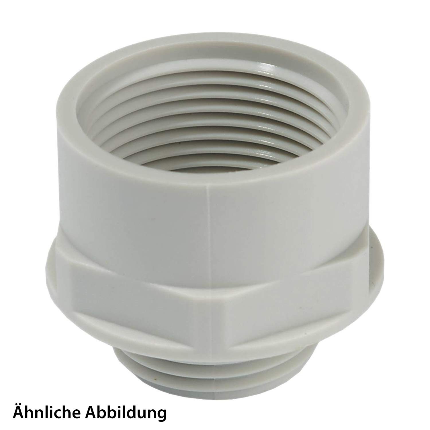 WISKA Schlauchverschraubung Titel:Adapter-Zwischenstutzen M/PG von M20x1,5 auf PG13,5x1,41 hoch P