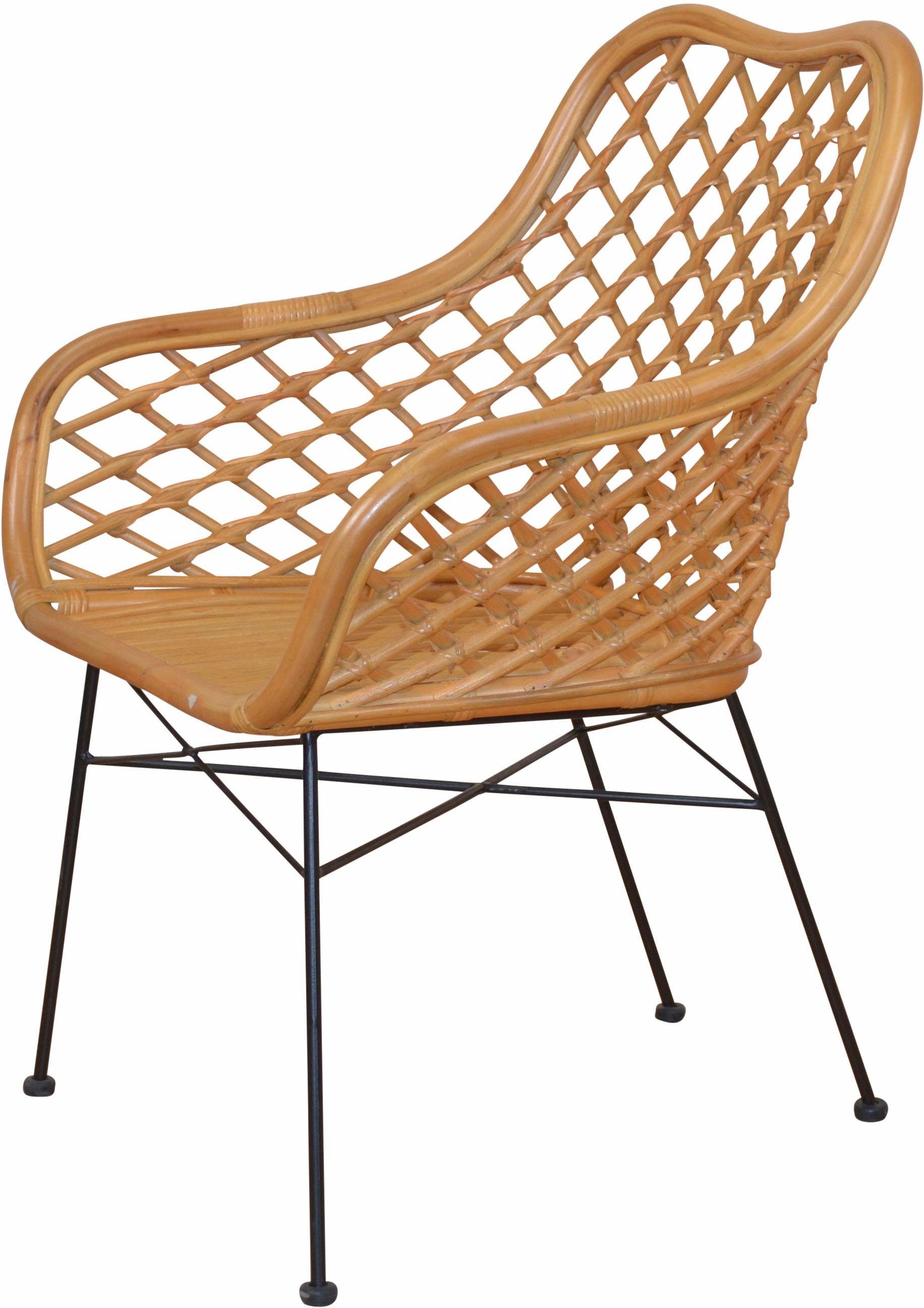 Home affaire Rattanstuhl (1 St), ohne Sitzkissen günstig online kaufen