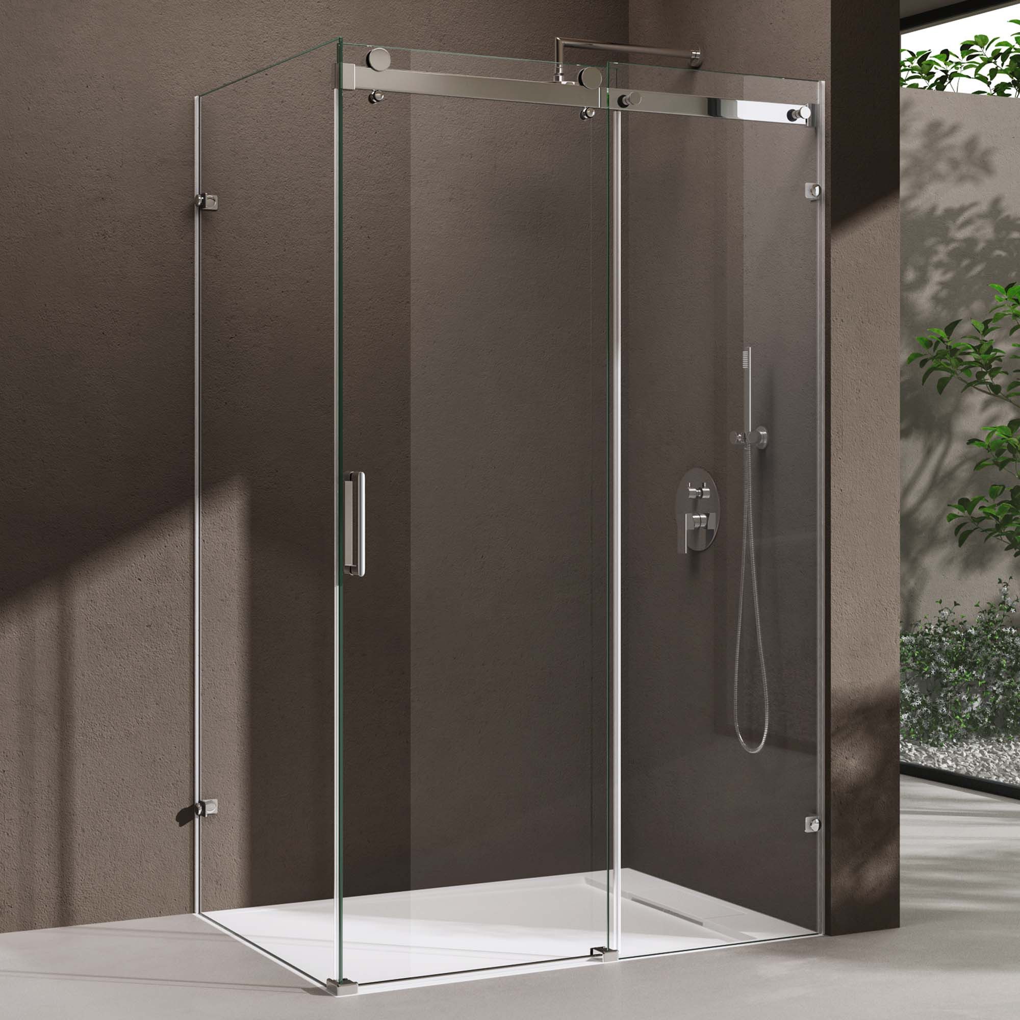 doporro Eckdusche Ravenna17K-2 L-Form Schiebetür ESG-Sicherheitsglas günstig online kaufen