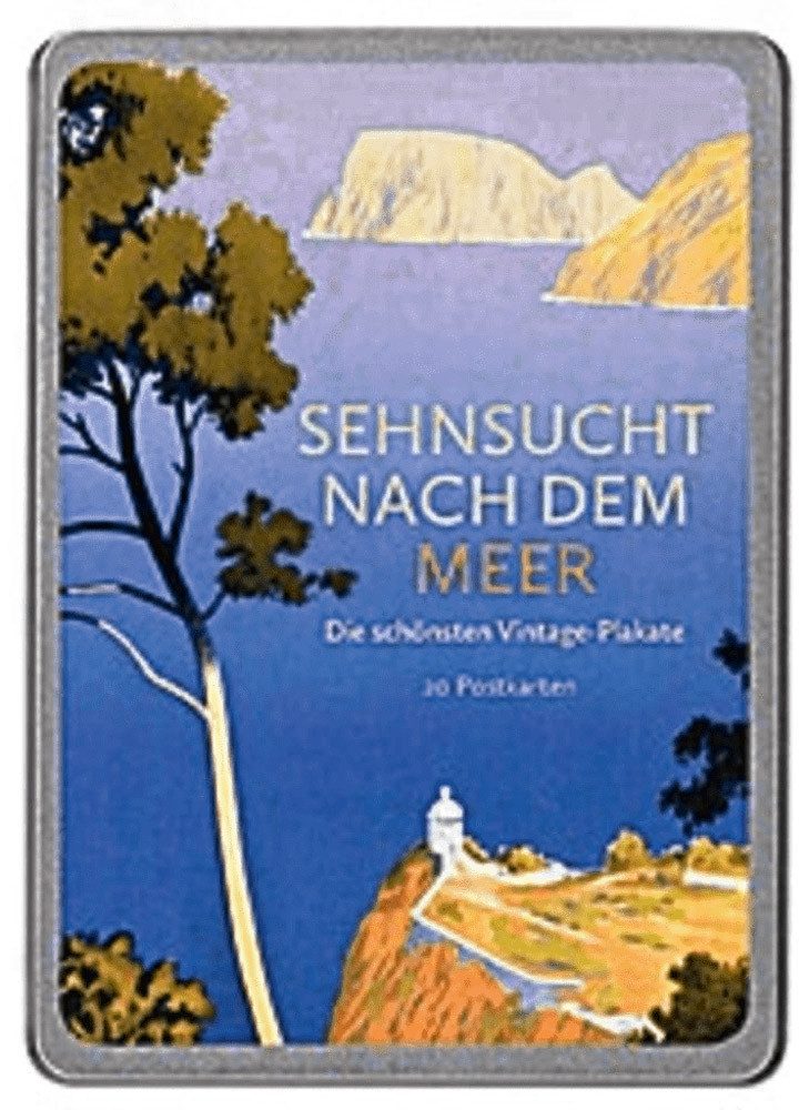 Papermoon Postkarte Sehnsucht nach dem Meer: Die schönsten Vintage-Plakate