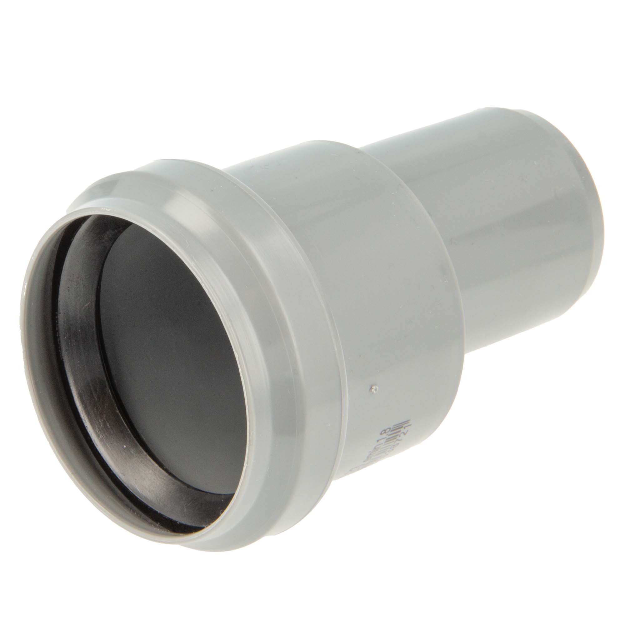 tecuro Ablaufrohr HT-Reduzierstück - Übergangsrohr A/I DN 40/50 - exzentrisch