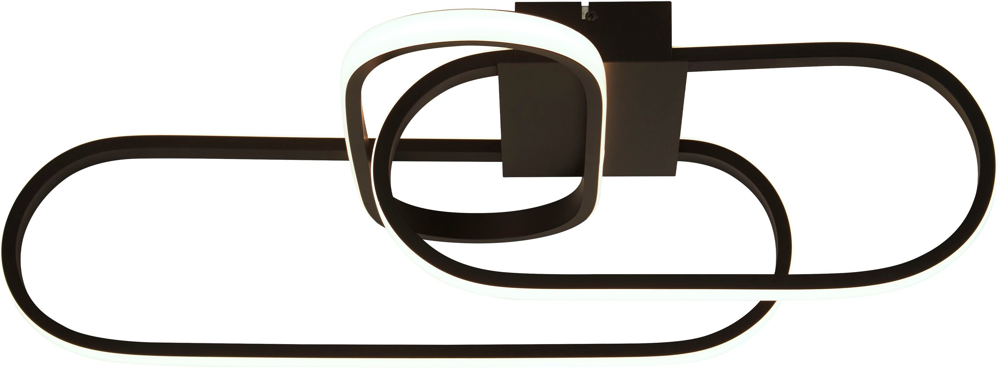 Searchlight LED Deckenleuchte Deckenleuchte Clip, 1-flammig, LED fest integriert, Farbwechsler, Minimalistisches Ambiente