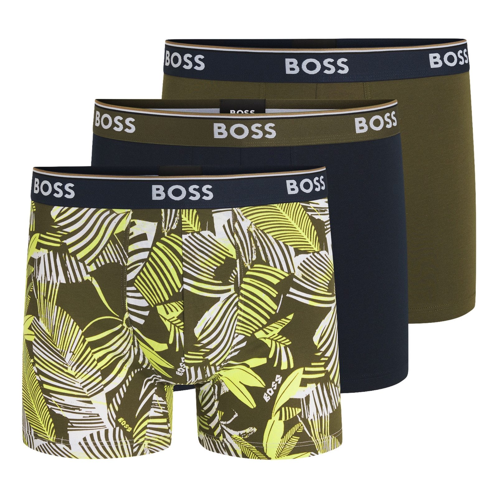 BOSS Boxer BoxerBr 3er Pack Power Design (3-St) mit umlaufendem Markenschri günstig online kaufen