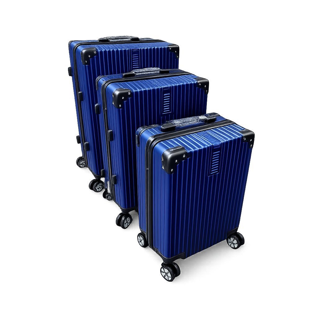 NULSTA Kofferset 3 tlg. Kofferset Koffer Reisekoffer Hartschalen Trolley 3er Set