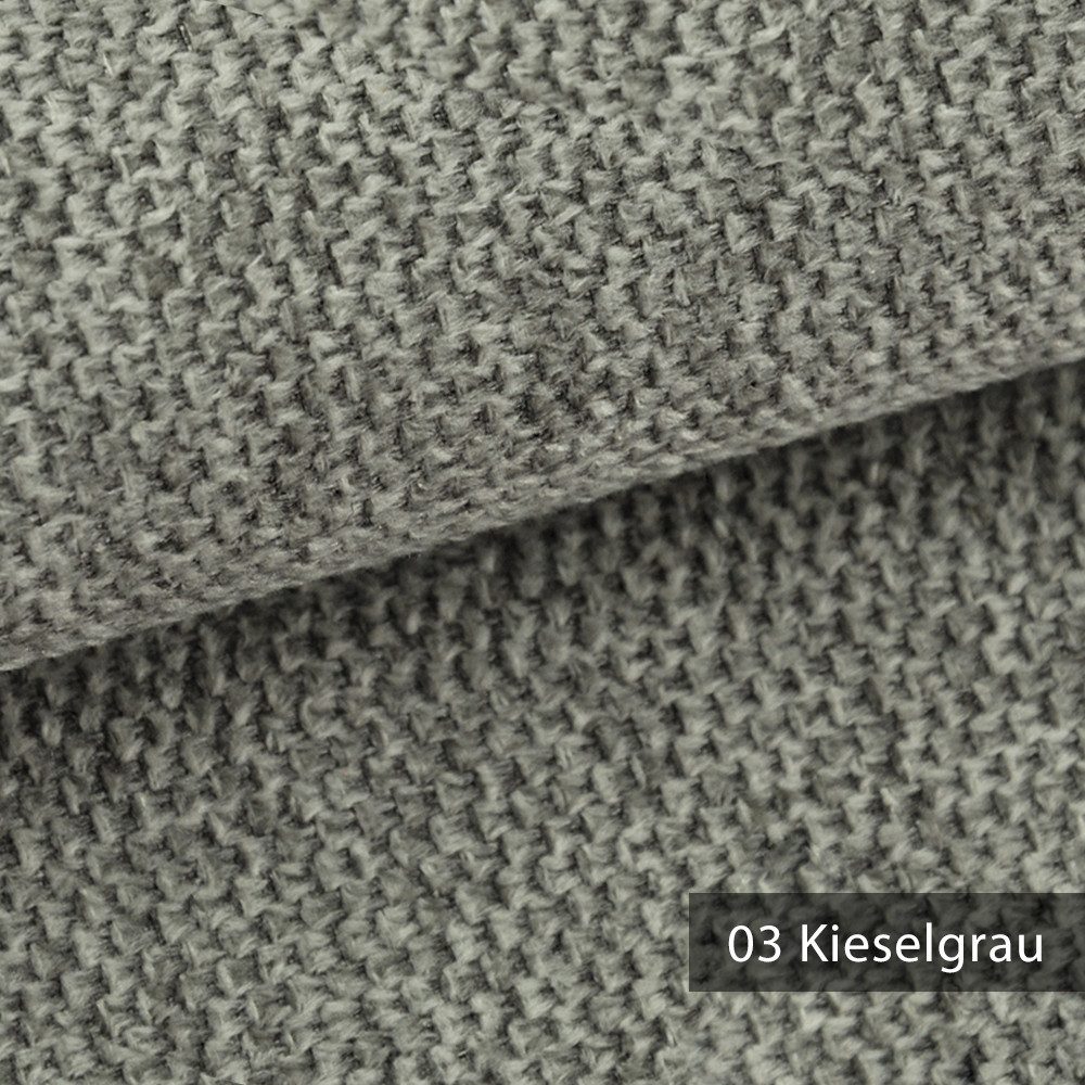 novely® Stoff MATERA Grob Gewebter Mélange Möbelstoff - UV-Beständiger Polsterstoff, UV-beständig, Robust, Weiche Haptik, Meterware, 1lfm