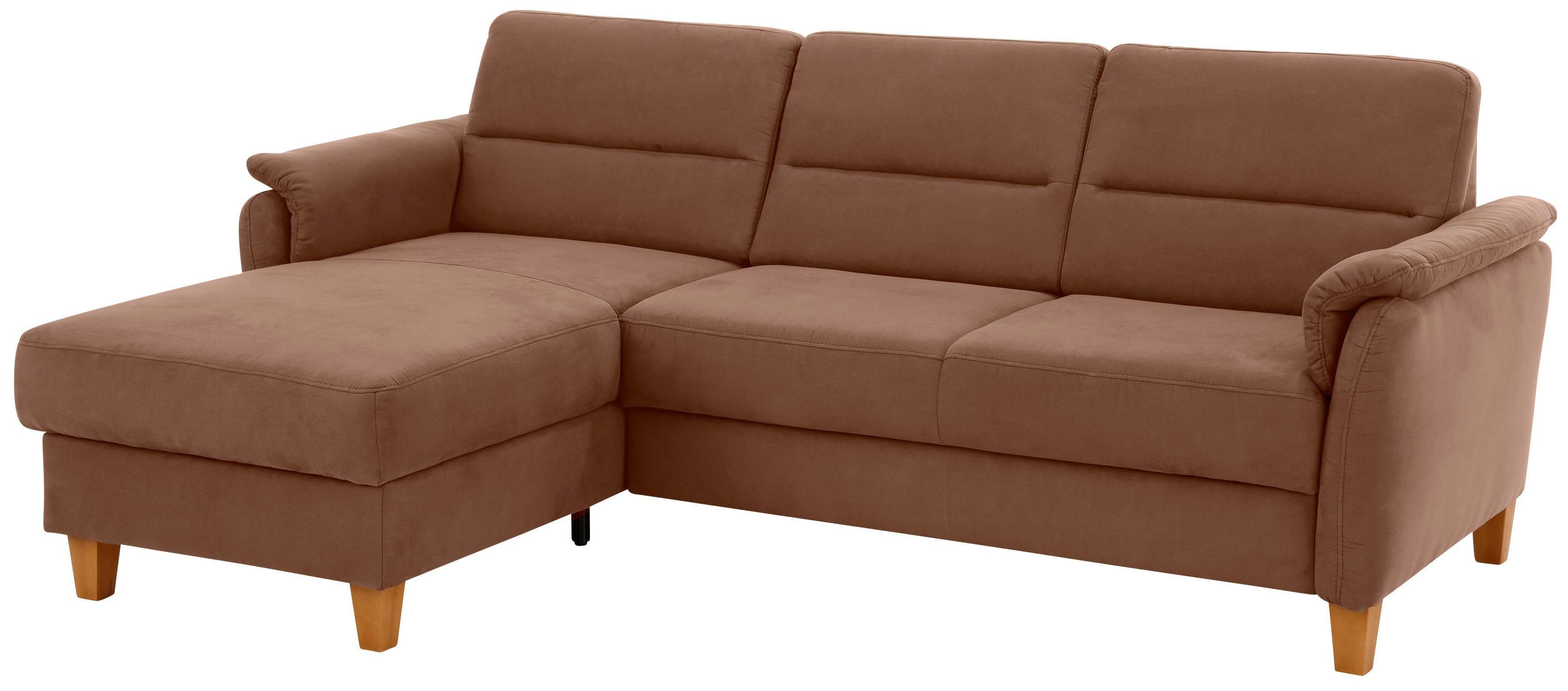 Home affaire Ecksofa Palmera L-Form, Federkern, günstig online kaufen