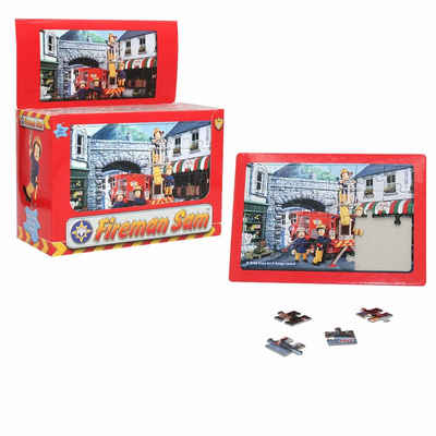 Feuerwehrmann Sam Puzzle Rahmen Puzzle 24 Teile Feuerwehrmann Sam Legespiel Kinder, 24 Puzzleteile