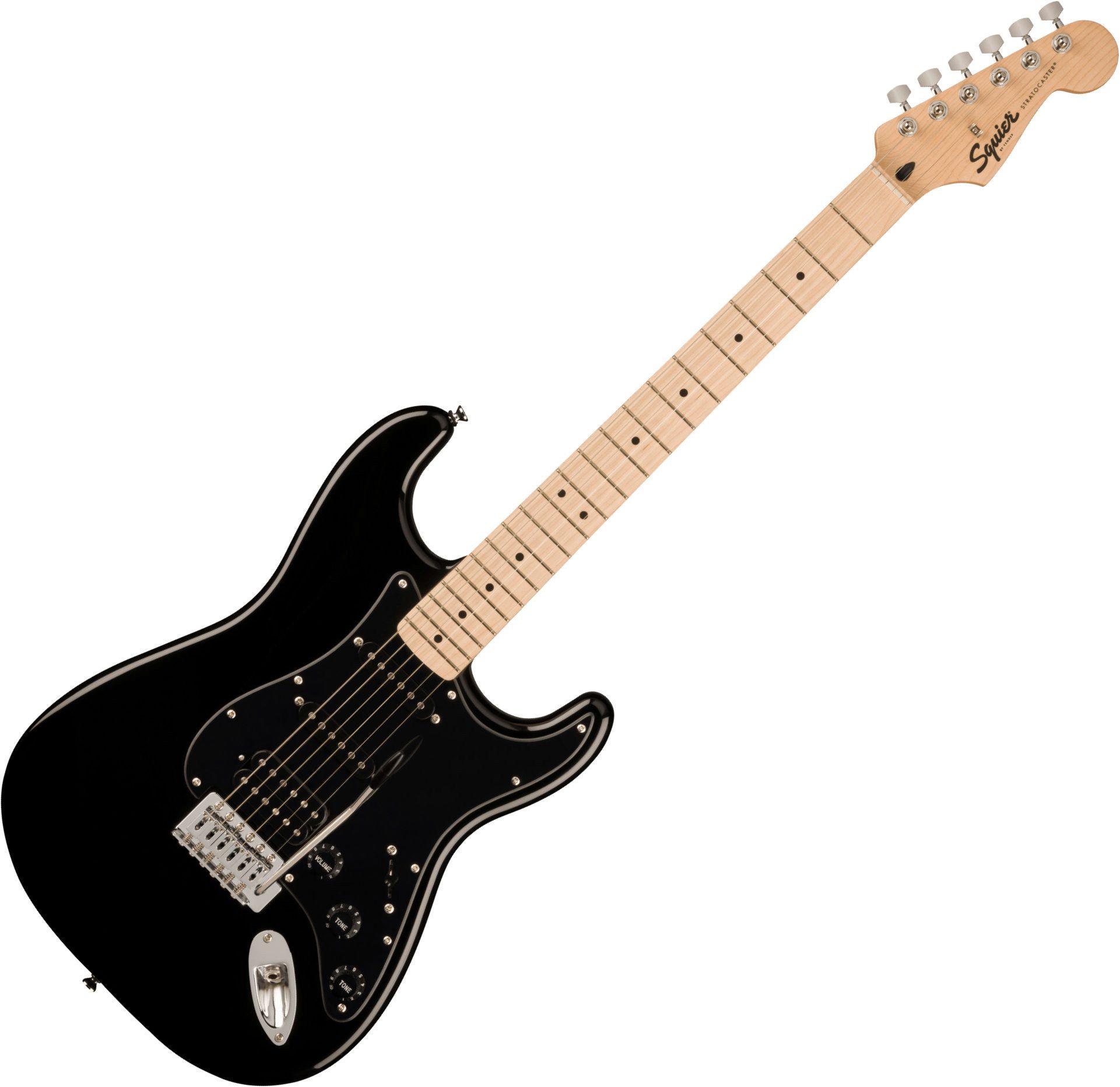 Squier E-Gitarre Sonic Stratocaster HSS Black, Stratocaster