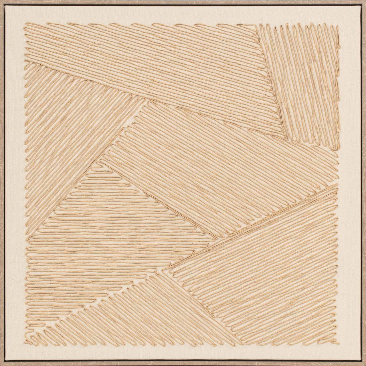 ArtUniverse Gemälde Leinwandbild Pure Threadity 60 x 60 cm, Abstrakt