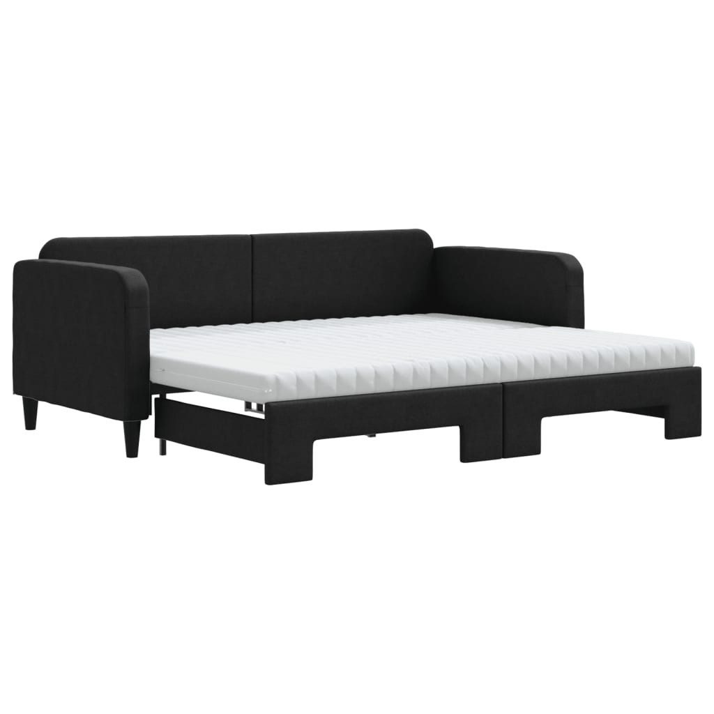 vidaXL Bett Tagesbett Ausziehbar mit Matratzen günstig online kaufen
