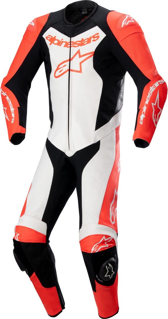 Alpinestars Motorradkombi GP Force Lurv perforierte 1-Teiler Motorrad Lederkombi protektoren