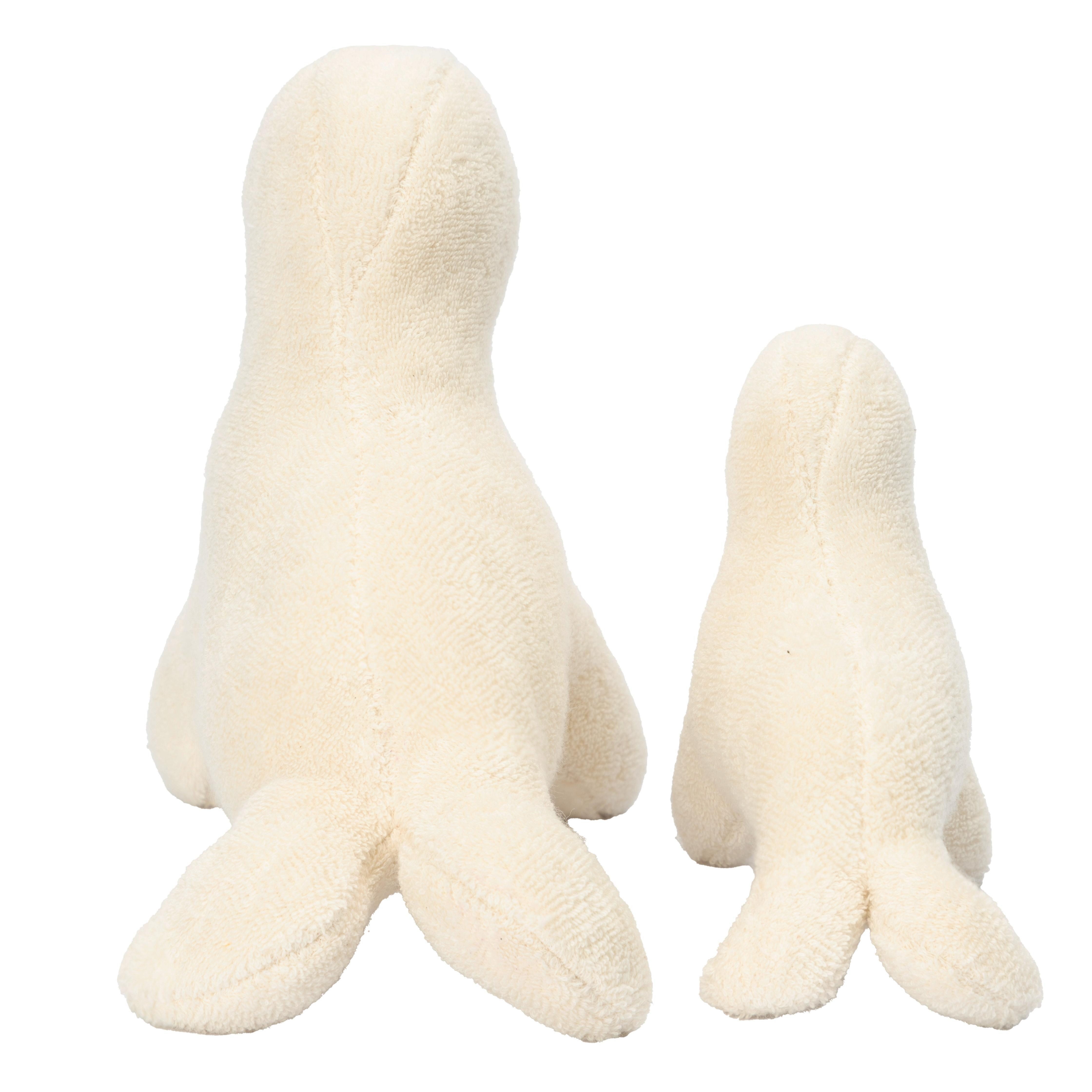 El Puente Kuscheltier Stofftiere "Robbe mit Baby" (2er-Set), Handmade (2), Handmade