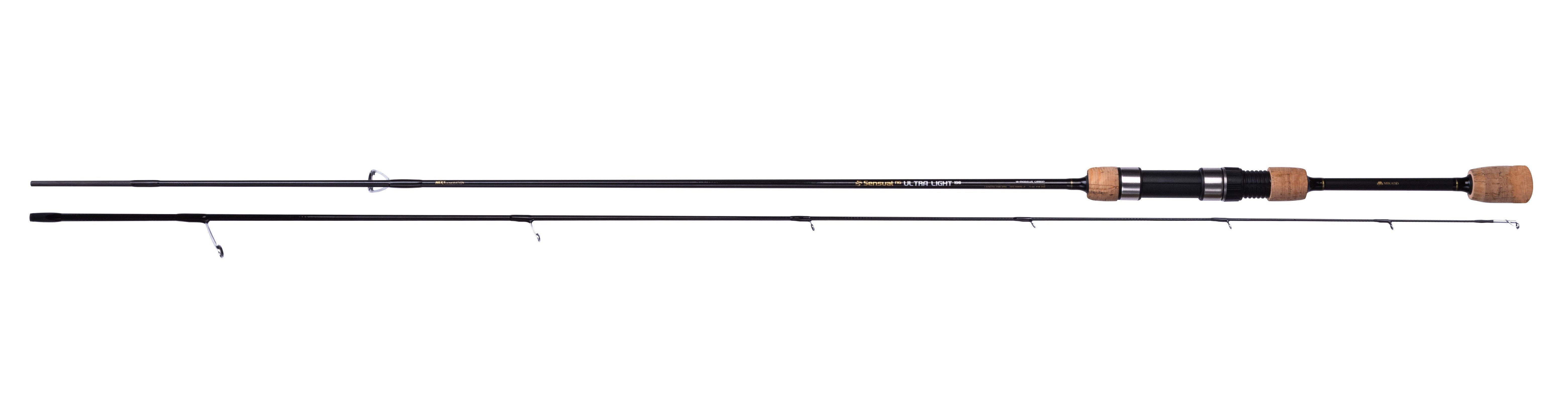 MIKADO Total Fishing Spinnrute SENSUAL NG Ultra Light Steckrute in 6 Größen wählbar - Raubfisch, Tolle Rute in edlem Design
