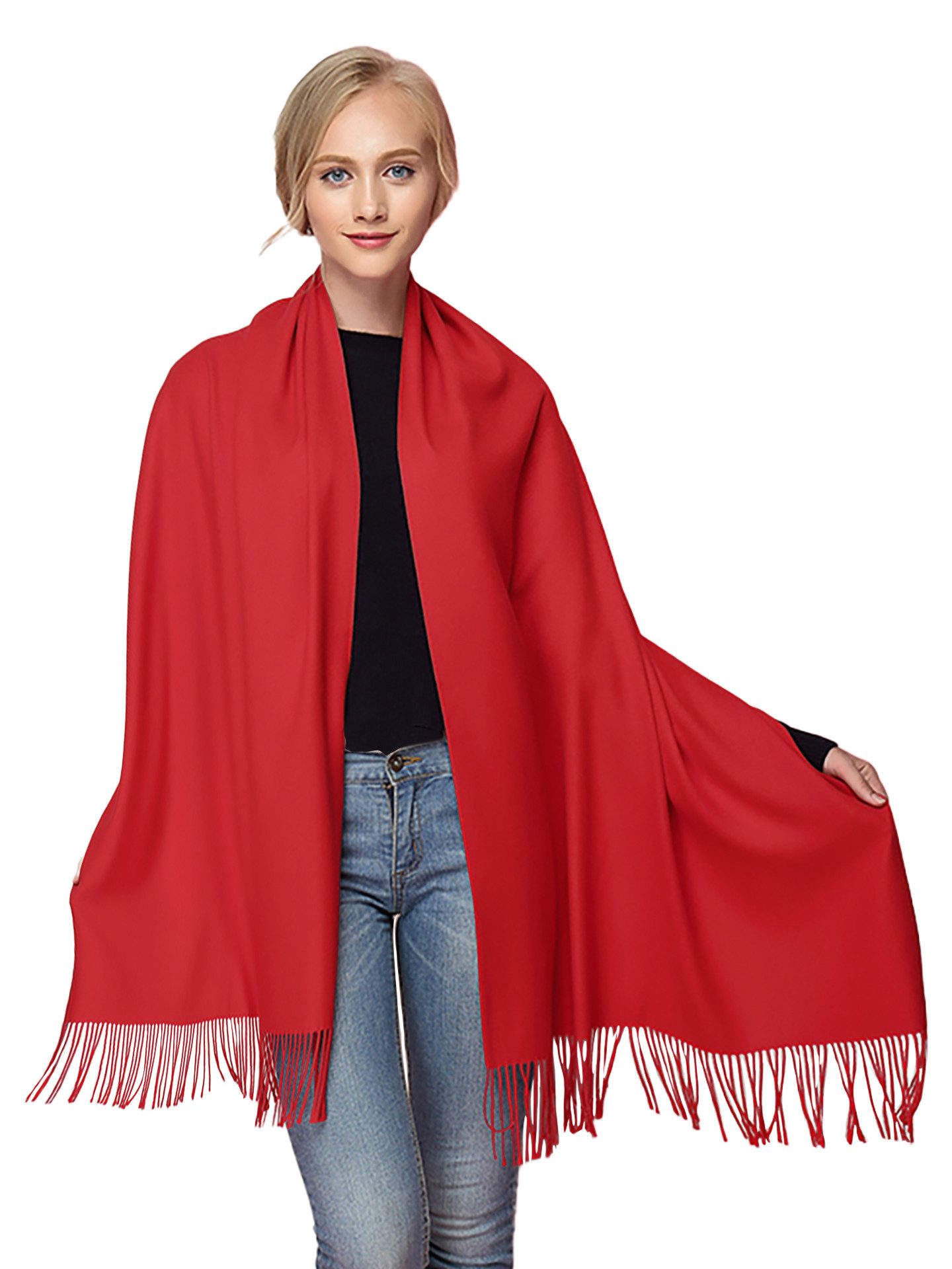 Moschen-Bayern Pashmina Pashmina Stola Damen Kaschmir Schultertuch Abendkleid festlich Schal