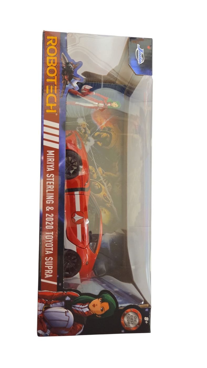 JADA Actionfigur Robotech Miriya Sterling Figur und 2020 Toyota Supra 1:24