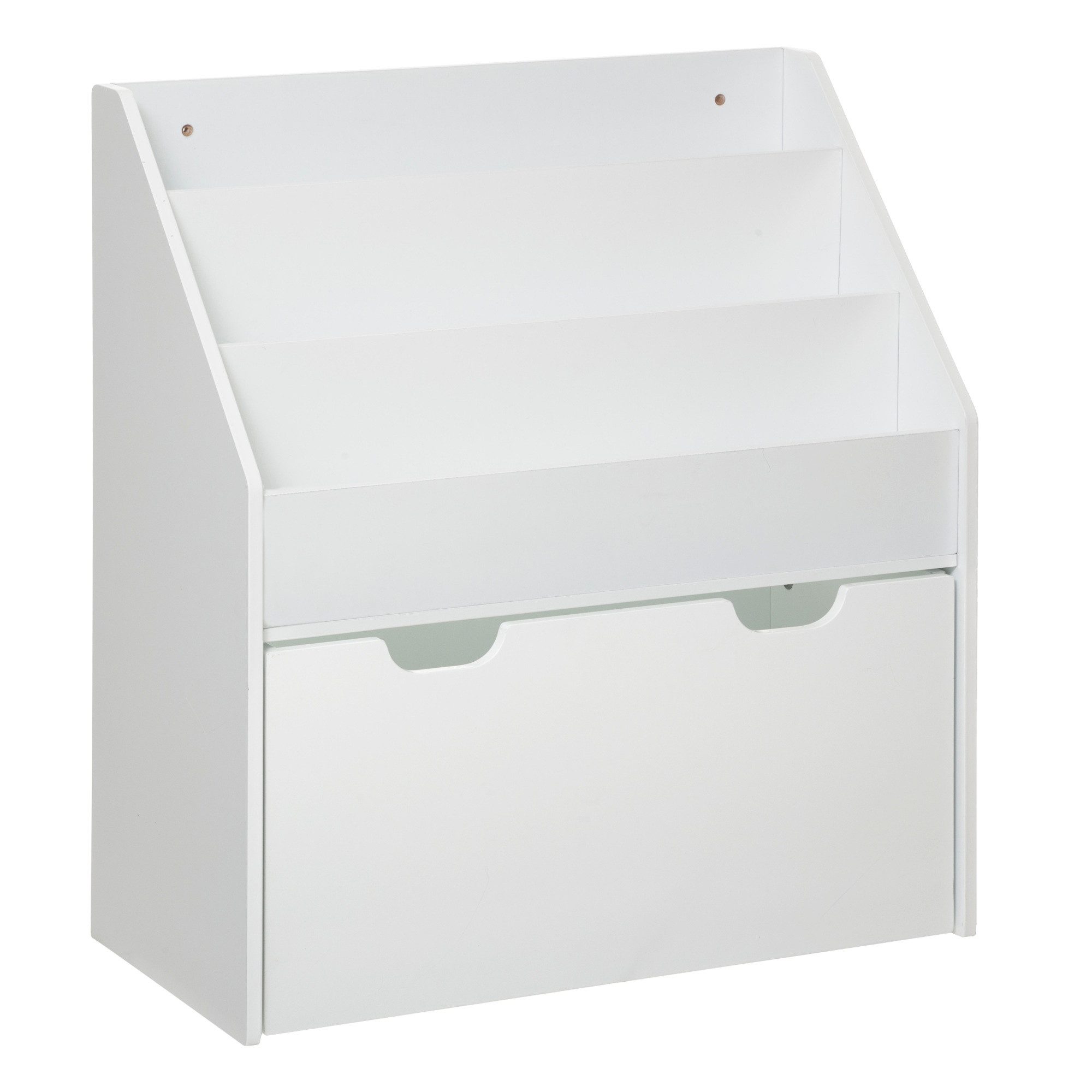 Atmosphera Créateur d'intérieur Standregal Bücherregal mit Schublade, weiß, 3 Ablagen