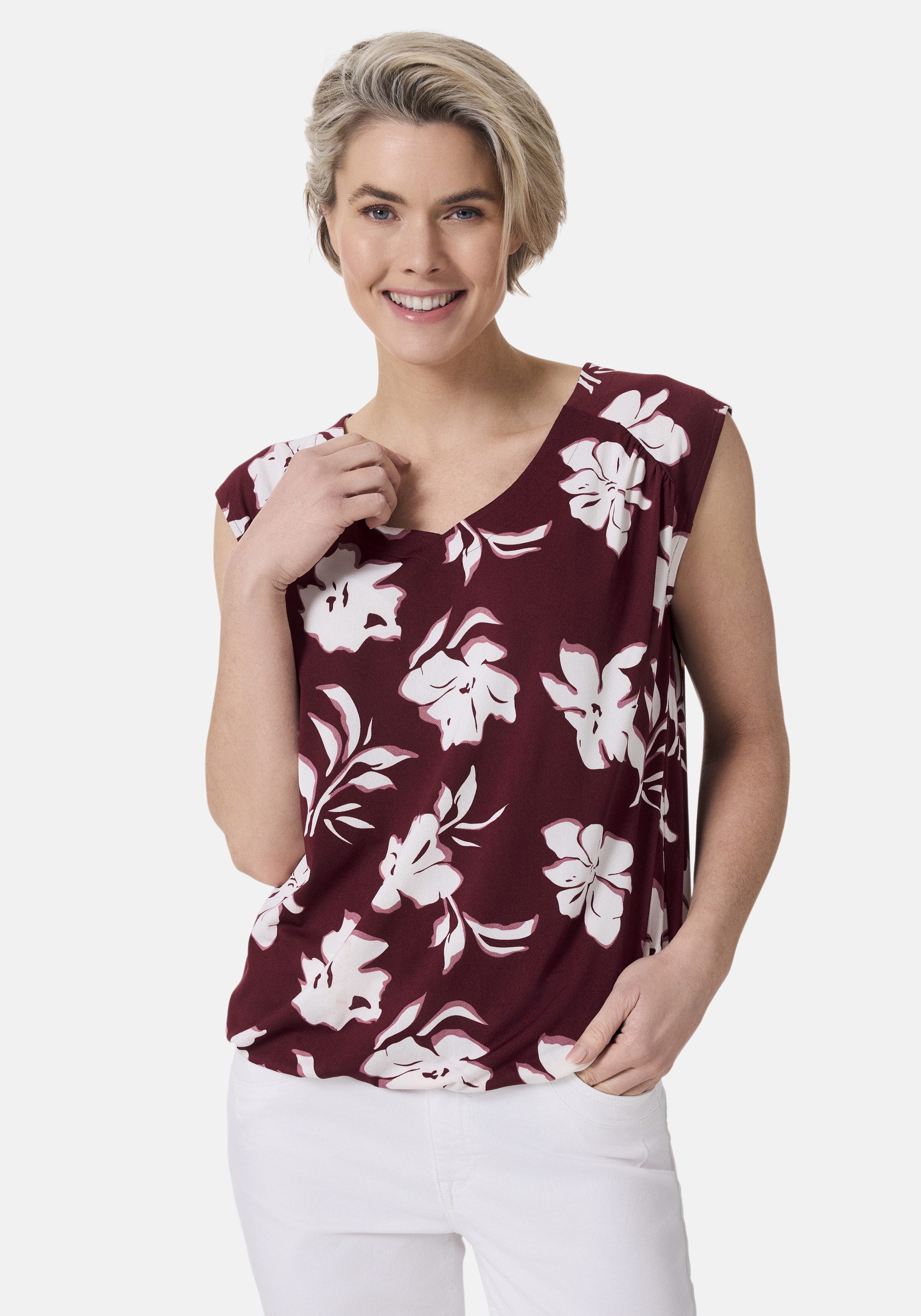 STOOKER WOMEN Shirttop VEGA Print Top Blusentop Regular Fit für Damen günstig online kaufen