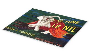 Posterlounge Poster Leonetto Cappiello, Ich rauche nur Nil (französisch), Vintage Malerei