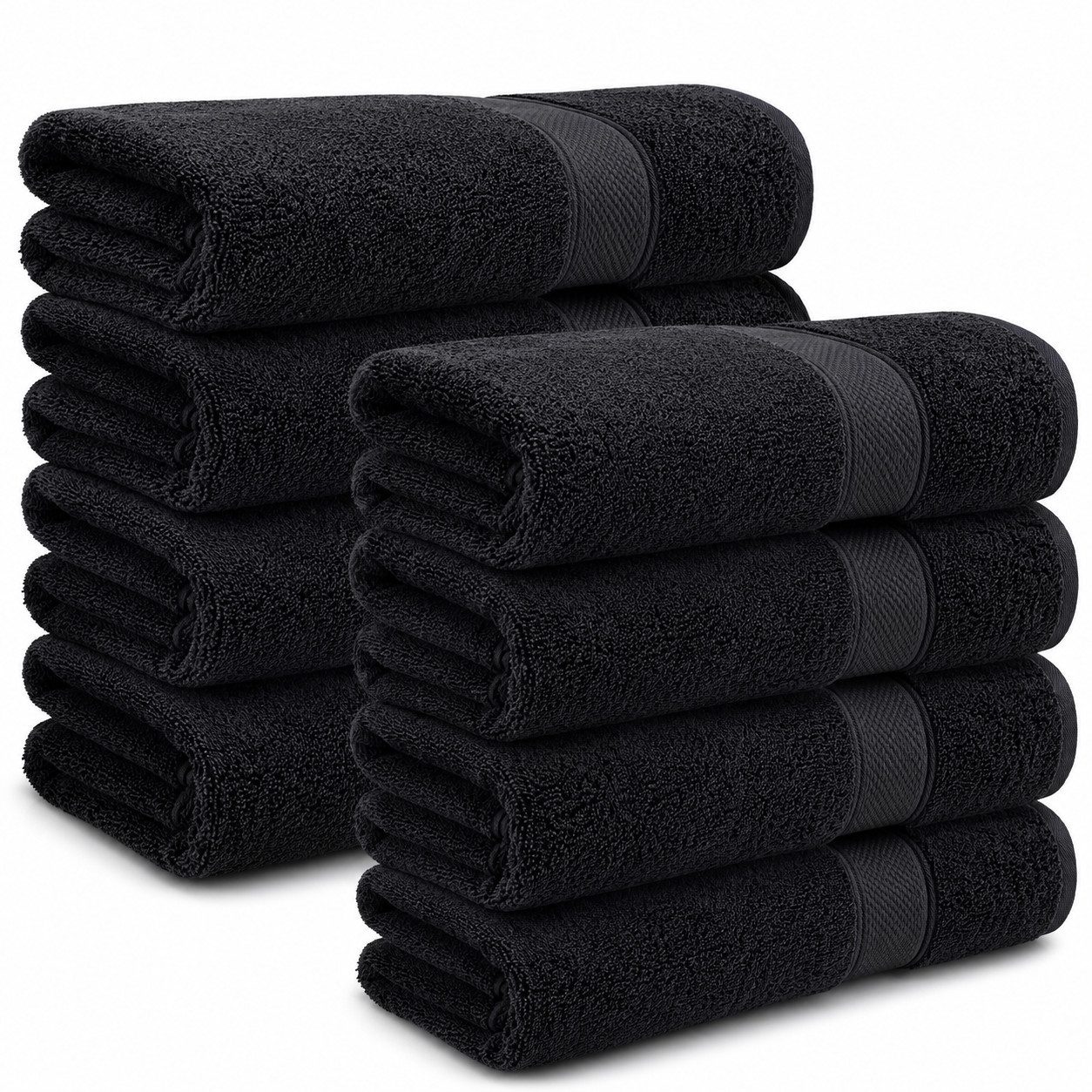 Komfortec Handtuch Set 50x100 cm aus 100 % Baumwolle, Frottee (Packung, 8-St), Handtücher Set, Weich, Towel
