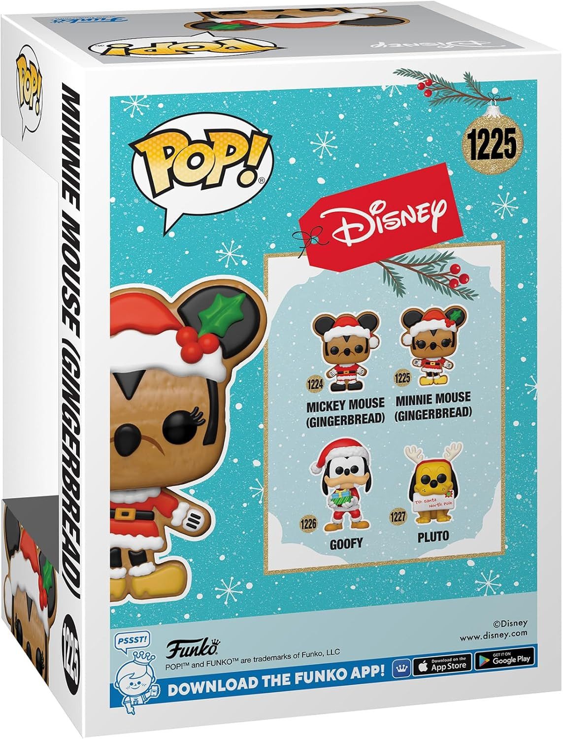Funko Actionfigur Disney Holiday 2022 POP! Heroes Vinyl Figur Minnie 9 cm, (1-tlg), Sammlerfigur