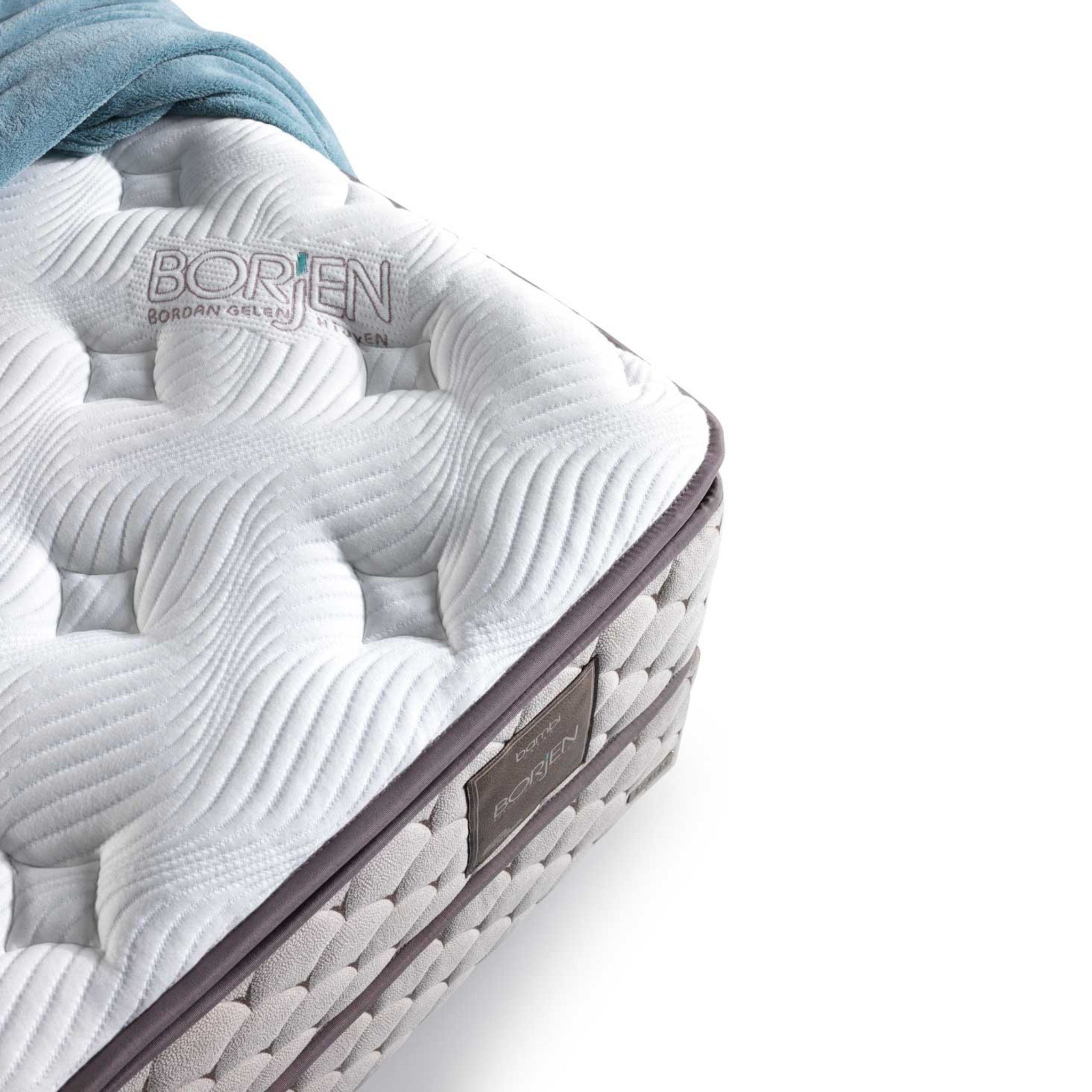 Taschenfederkernmatratze 9 Schichten mit Topper Matratze 90x200 - 180x200 Borjen, Bambi, 32 cm hoch