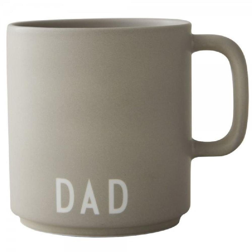 Design Letters Tasse Кружки mit Henkel Favourite Cup Dad Hellgrau