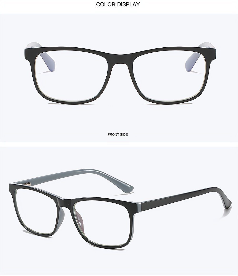 PACIEA Lesebrille Mode bedruckte Rahmen anti blaue Gläser presbyopische
