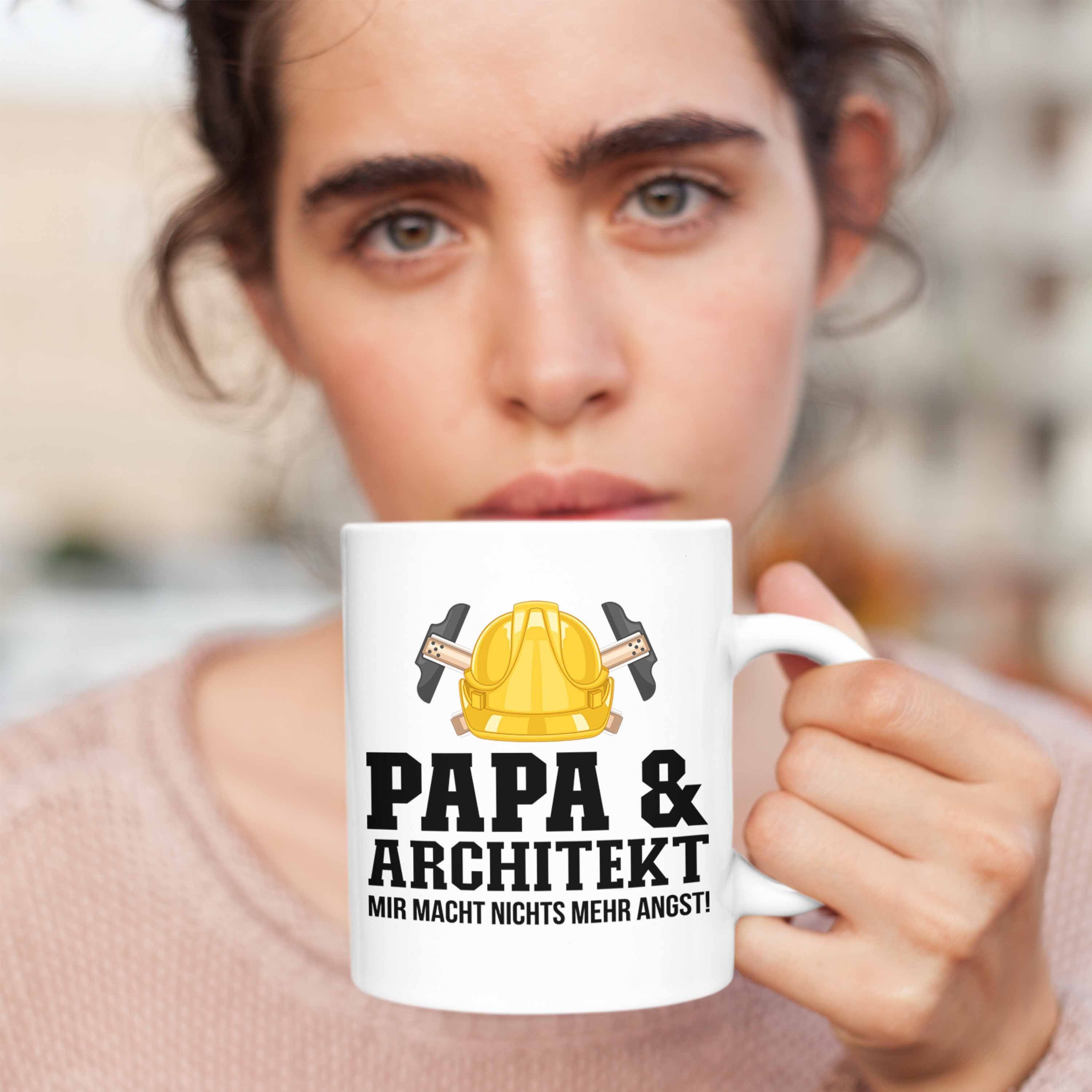 Papa für und Trendation Weiss Architekt Tasse Vater Architekt Trendation Tasse Geschenkidee -