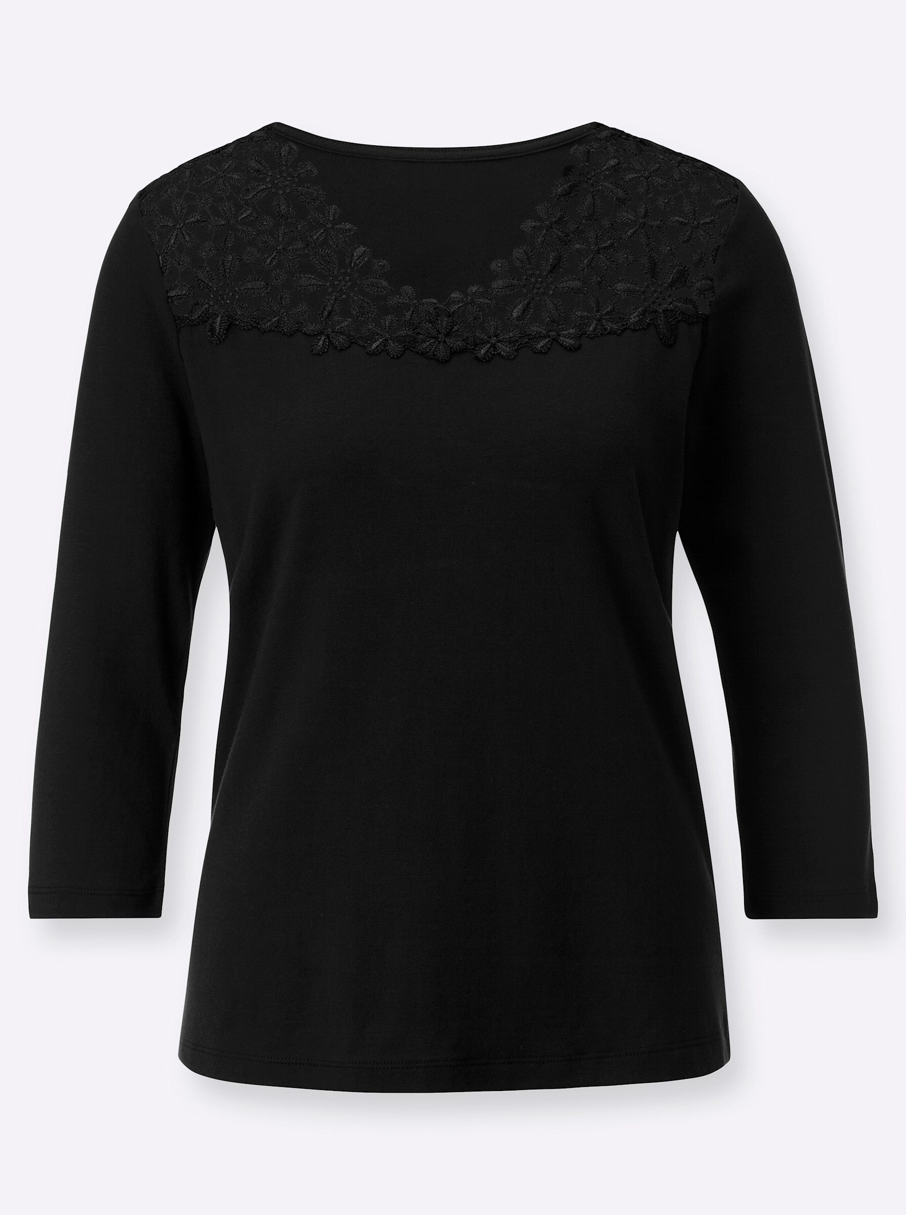 T-Shirt Modal-Mix-Shirt Kurzarm