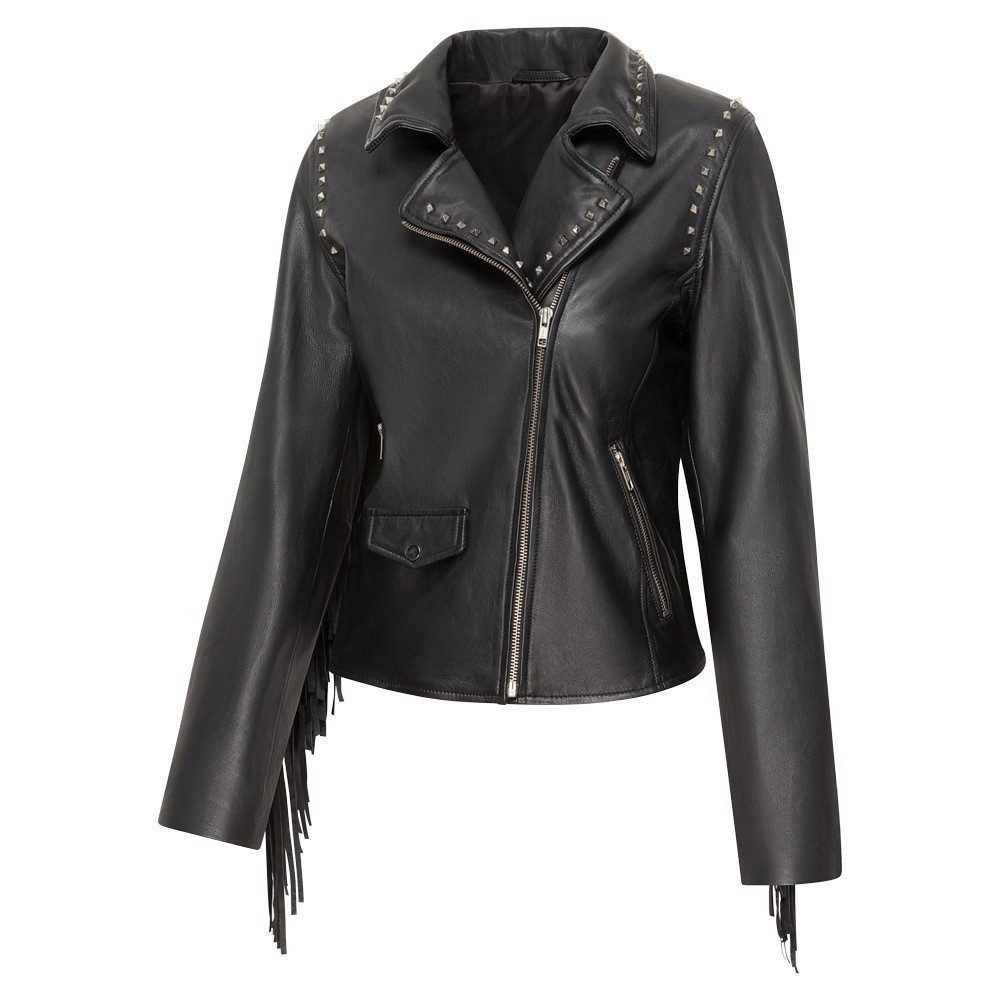 Lederjacke Bikerjacke Amber