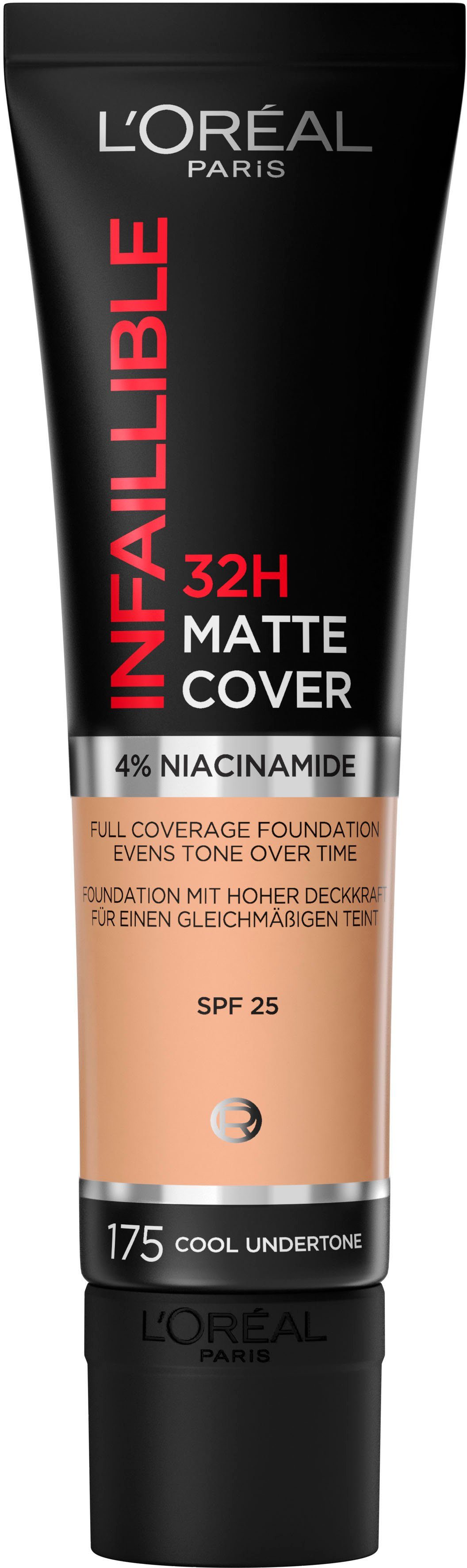 L'ORÉAL PARIS Foundation Cover Paris Matte undertone 175 cool L'Oréal Infaillible 32H