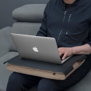 Bosign Laptop Tablett Knietablett Laptray Anti-Slip Schwarz-Natur