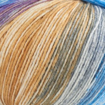 ONline Wolle Supersocke Merino-Color Häkelwolle, Sortierung 349 150 g