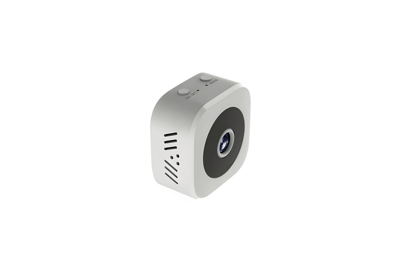 Athlix Überwachungskamera Mini-Überwachungskamera 4K FullHD WiFi-Überwachung Bewegungserkennung (Innen, Infrarot, Nachtsicht, Wasserdicht, 2-Wege-Audio)