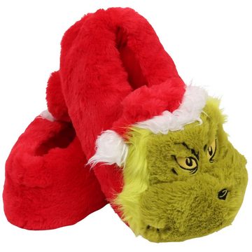 Sarcia.eu Grinch Herren Hausschuhe,grüne 3D Hausschuhe 44-45 EU / 10-11 UK Hausschuh