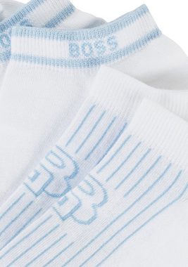 BOSS Freizeitsocken 3P AS Pinstripe CC (Packung, 3-Paar, 3er) mit BOSS Schriftzug