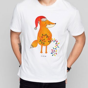 Mr. & Mrs. Panda T-Shirt Fuchs Weihnachten - Weiß - Geschenk, Tshirt, Advent, Jubiläum, Winter (1-tlg)
