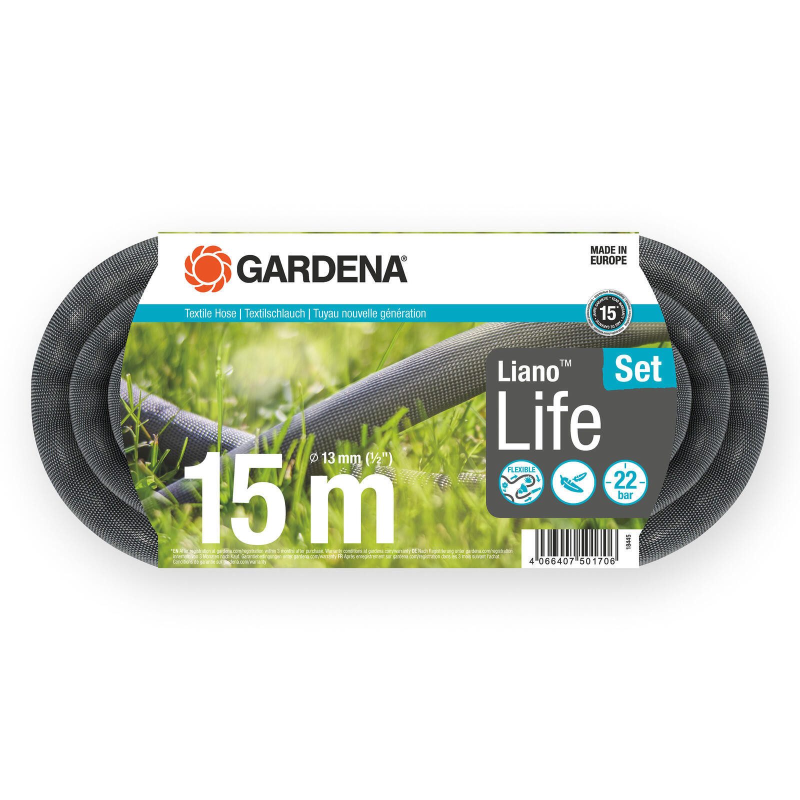 GARDENA Bewässerungssystem GARDENA Schlauch Liano™ 15m – Bild 4 von 5