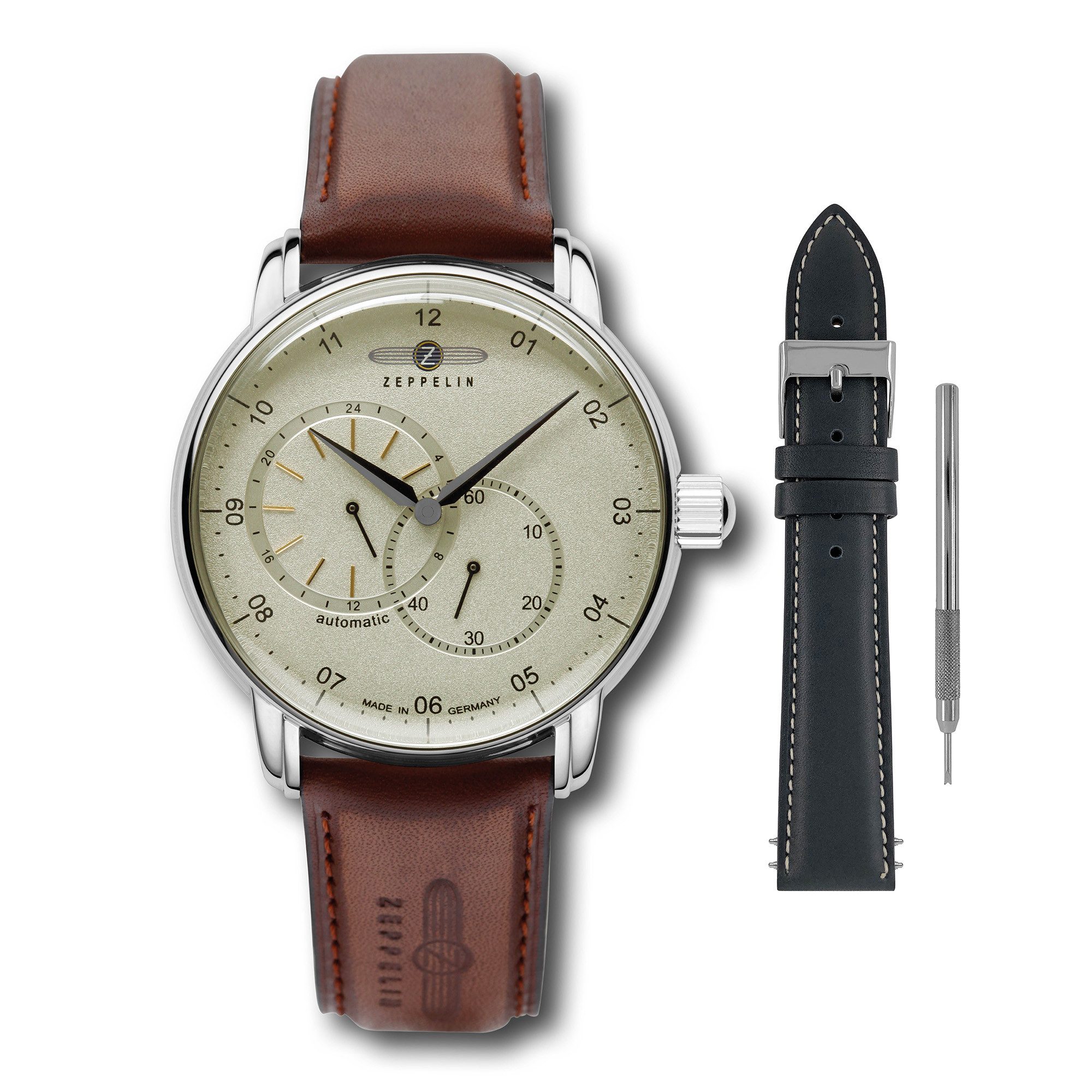 ZEPPELIN Automatikuhr New Captain's Line 8662-1_SET, (Set, 2-tlg., mit Wech günstig online kaufen