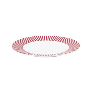 PiP Studio Frühstücksteller Dessertteller Royal Stripes Dark Pink (17 cm)