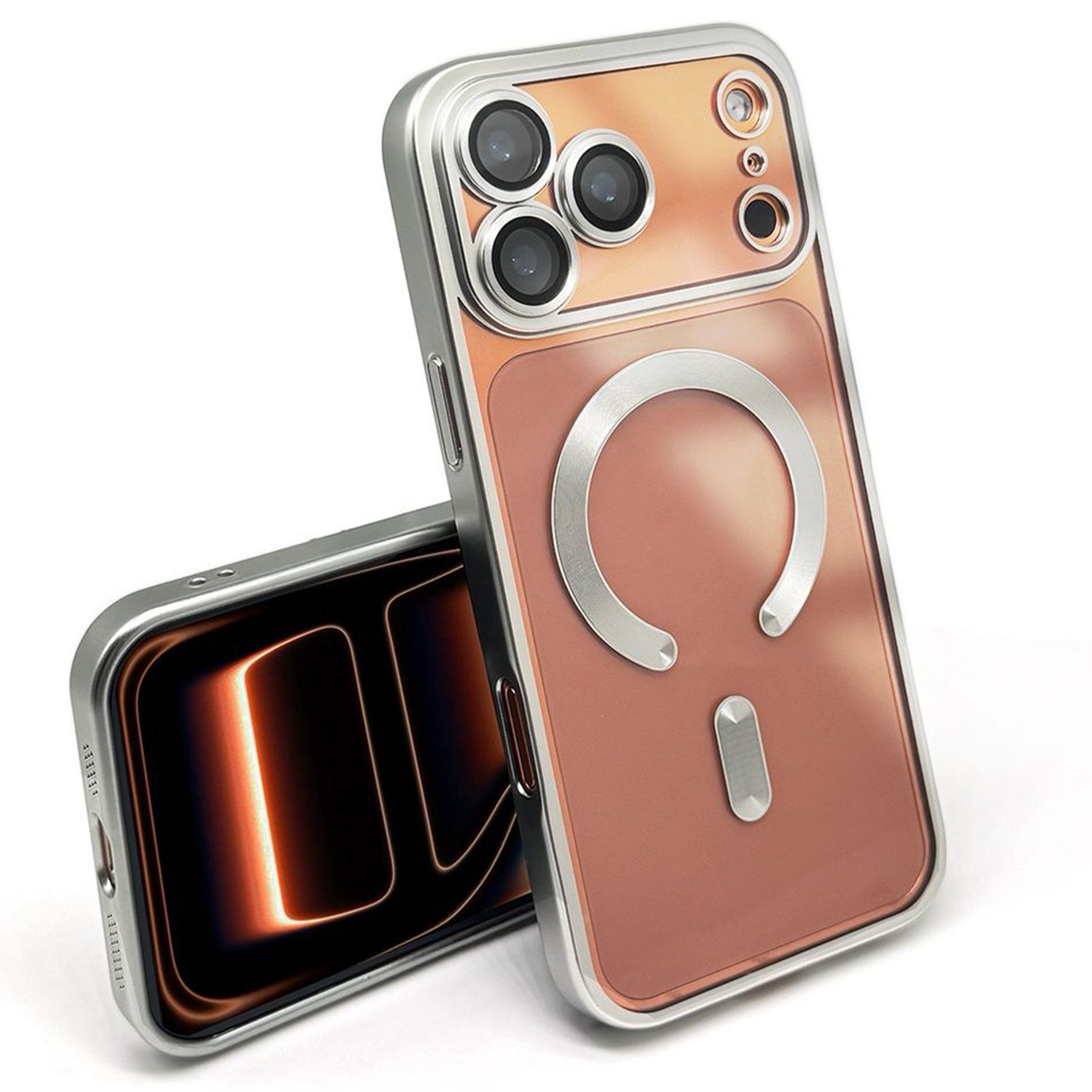 Wörleonline Handyhülle für iPhone 17 Pro / iPhone 17 Pro Max mit integriertem Kameraschutz, in passendem Farbton zur Originalfarbe, MagSafe kompatible Hülle