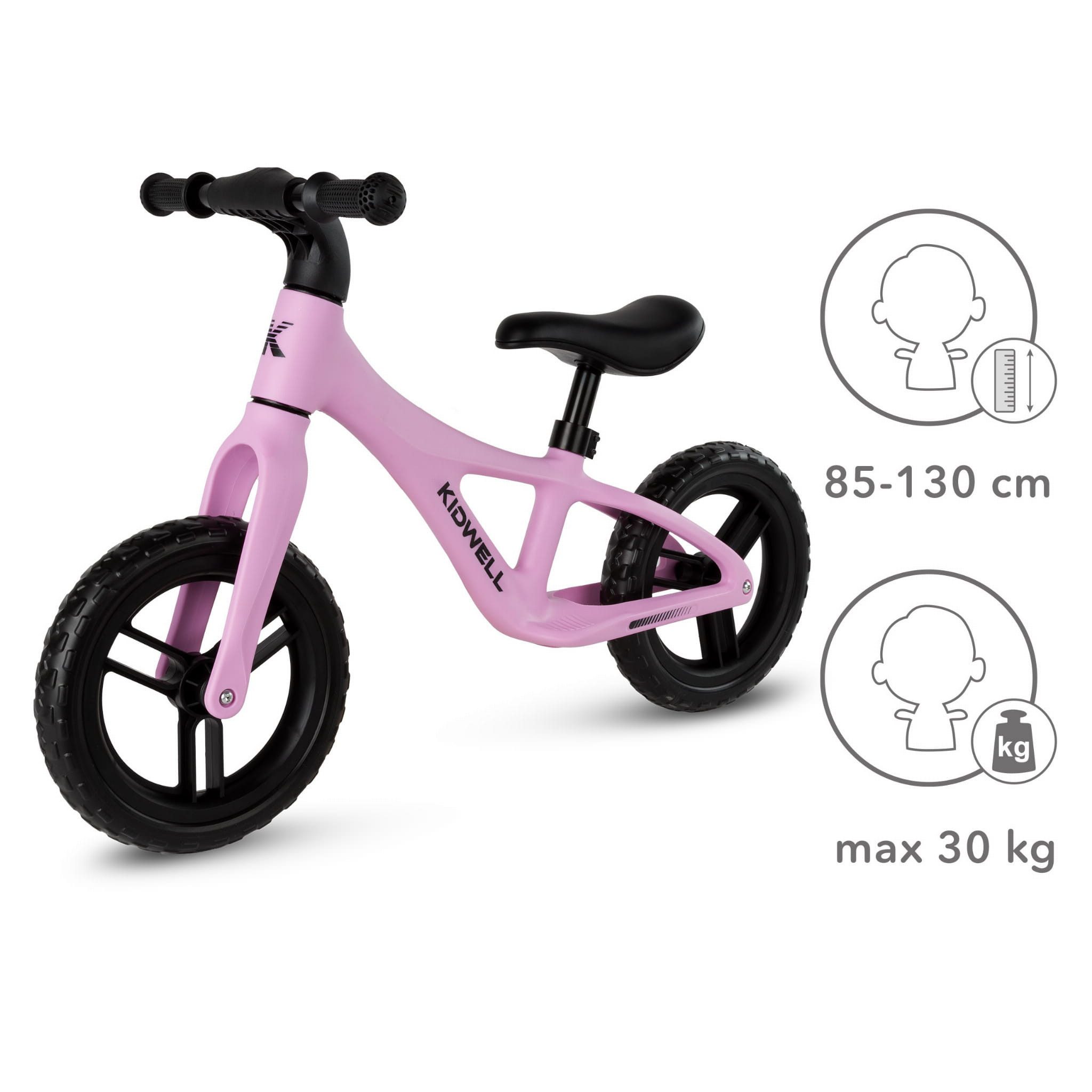 COIL Fahrrad-Laufrad Lauflernrad, Kinderlaufrad, Rutscher, Balance Bike, Nylonrahmen, 28cm EVA-Reifen, Gewicht: 2,8 kg