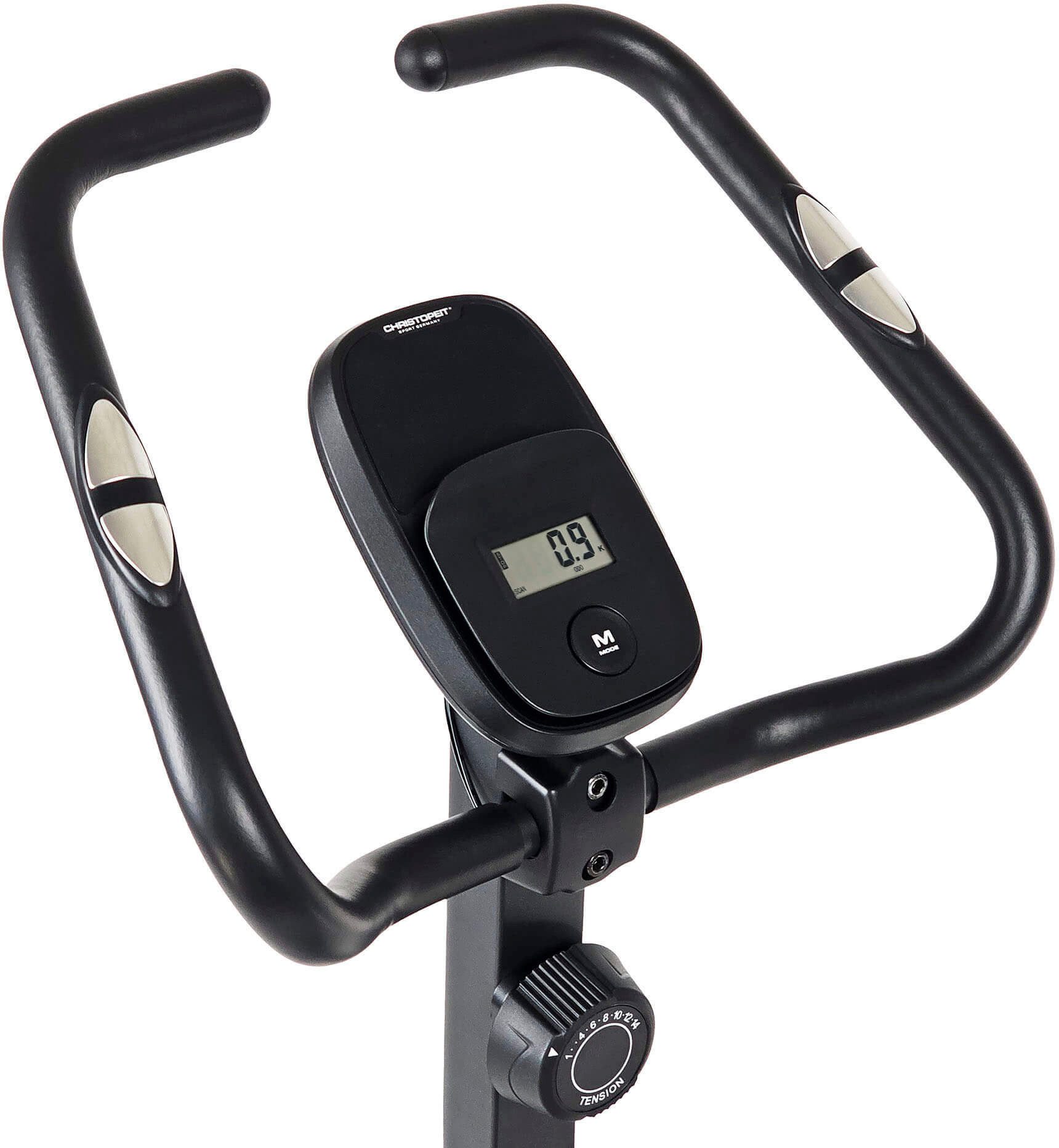 Christopeit Sport® Heimtrainer Heimtrainer Active, 110 kg max. Benutzergewicht, Fahrrad, 14 Widerstandsstufen