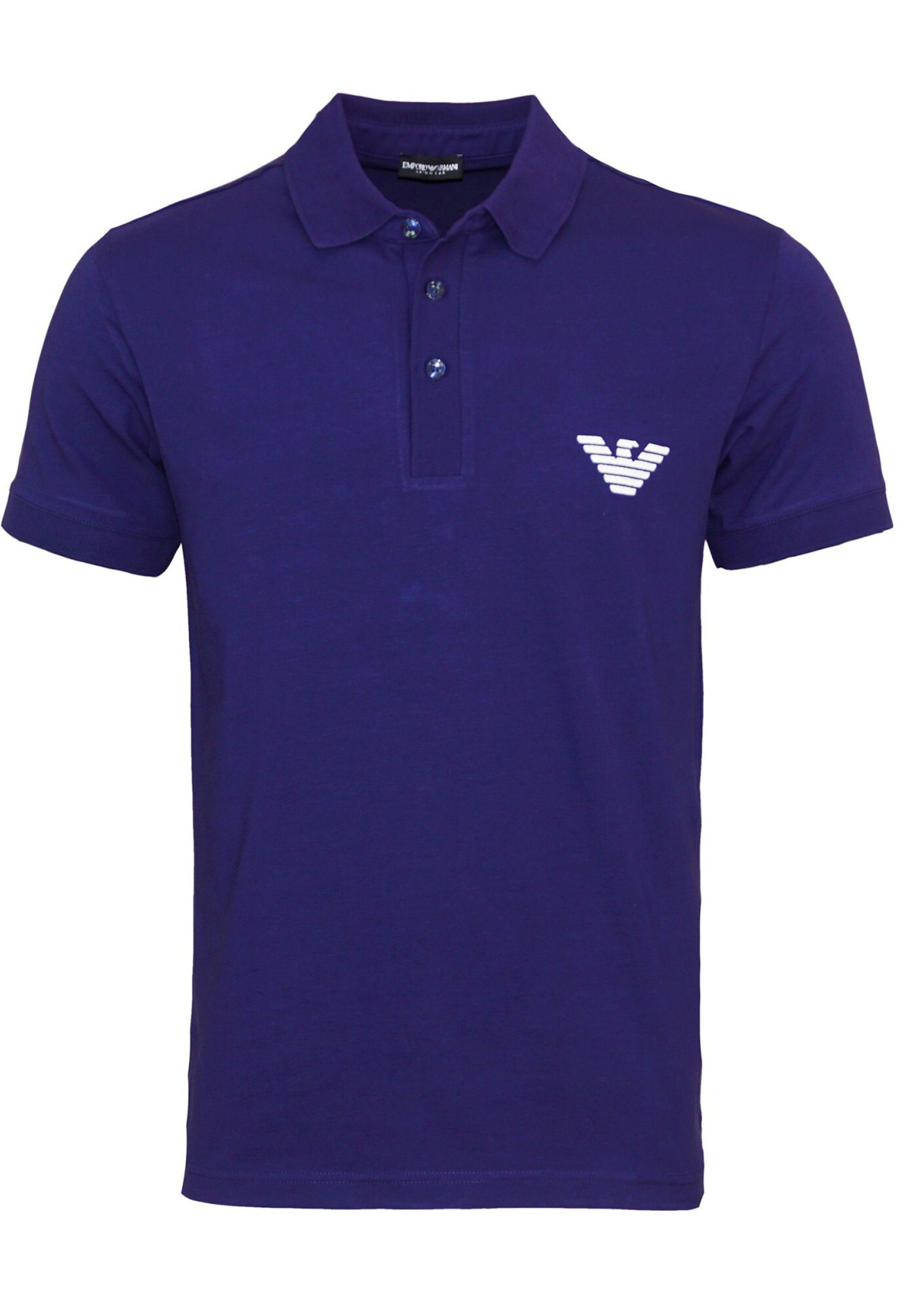 Emporio Armani Poloshirt Shirt Essential Poloshirt aus Baumwollstretch mit (1-tlg)