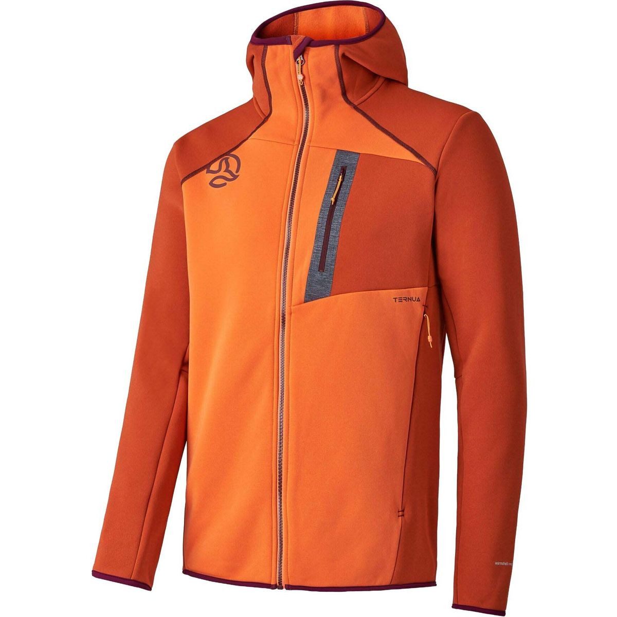 TERNUA Fleecejacke Punjak Pro Hood Jacket M Atmungsaktive, elastische und schnell trocknende Midlayer-Jacke für