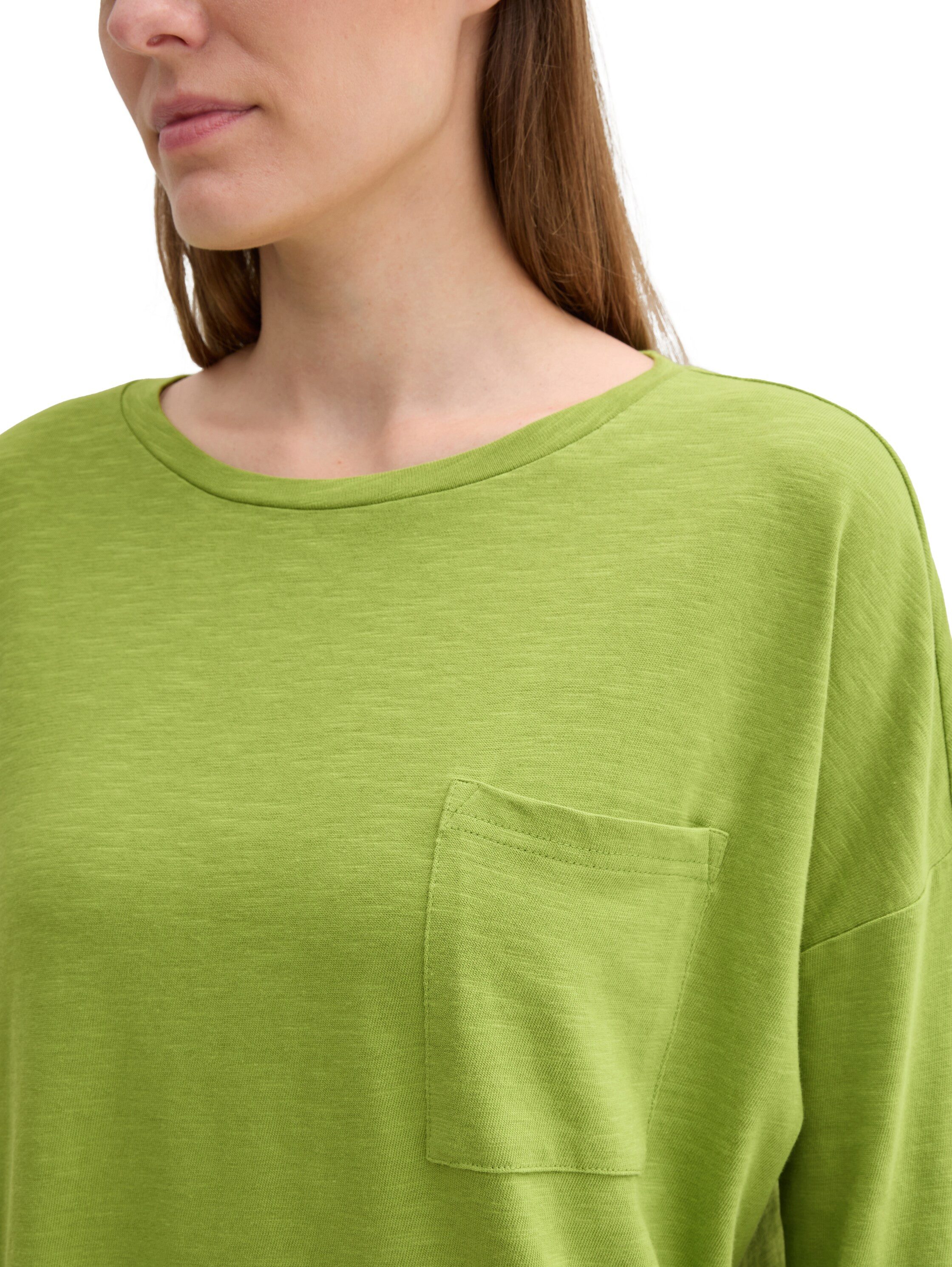 TOM TAILOR Langarmshirt mit Brusttasche
