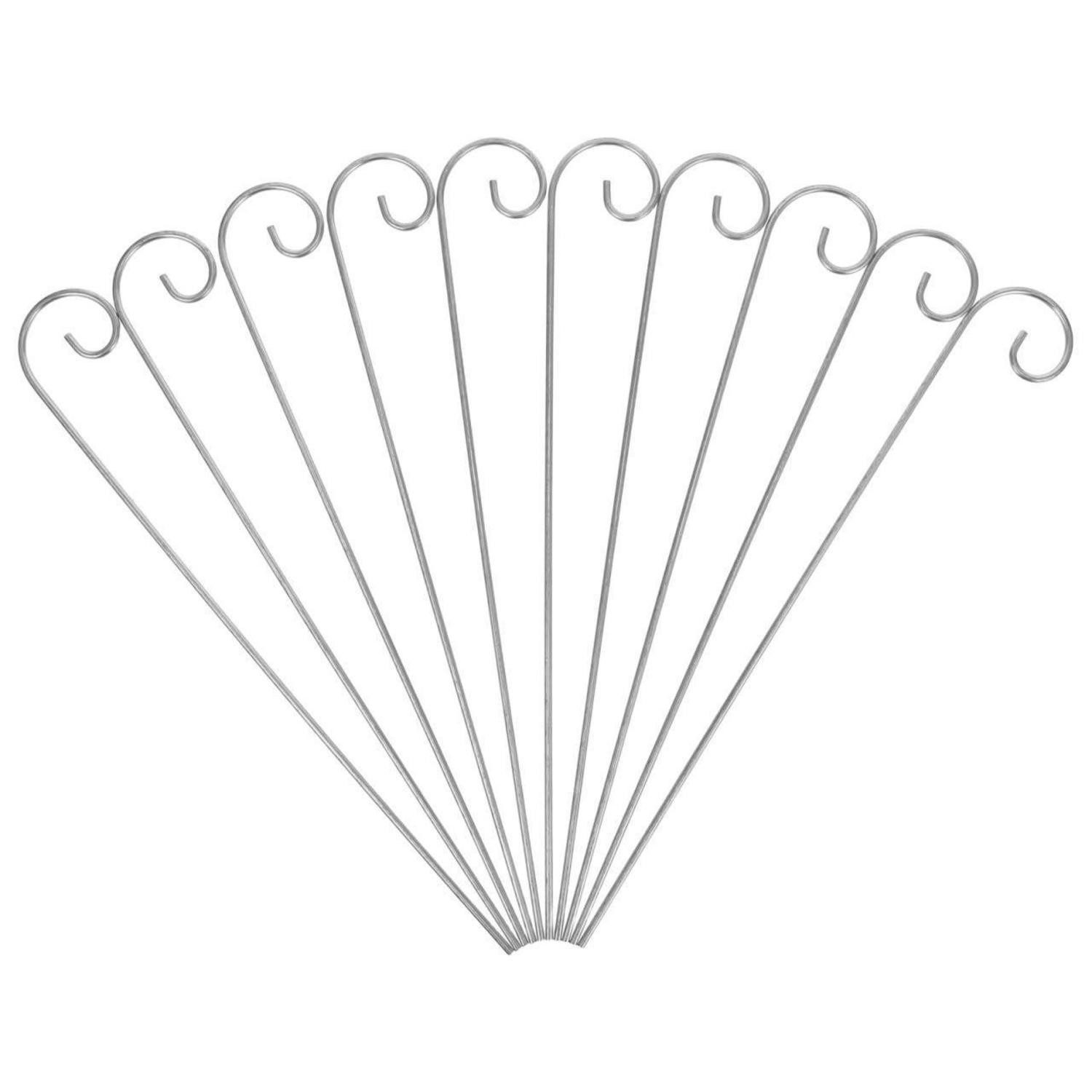 LuxusKollektion Dekohaken Gartenhaken 10er Set Eisen, (10-St)